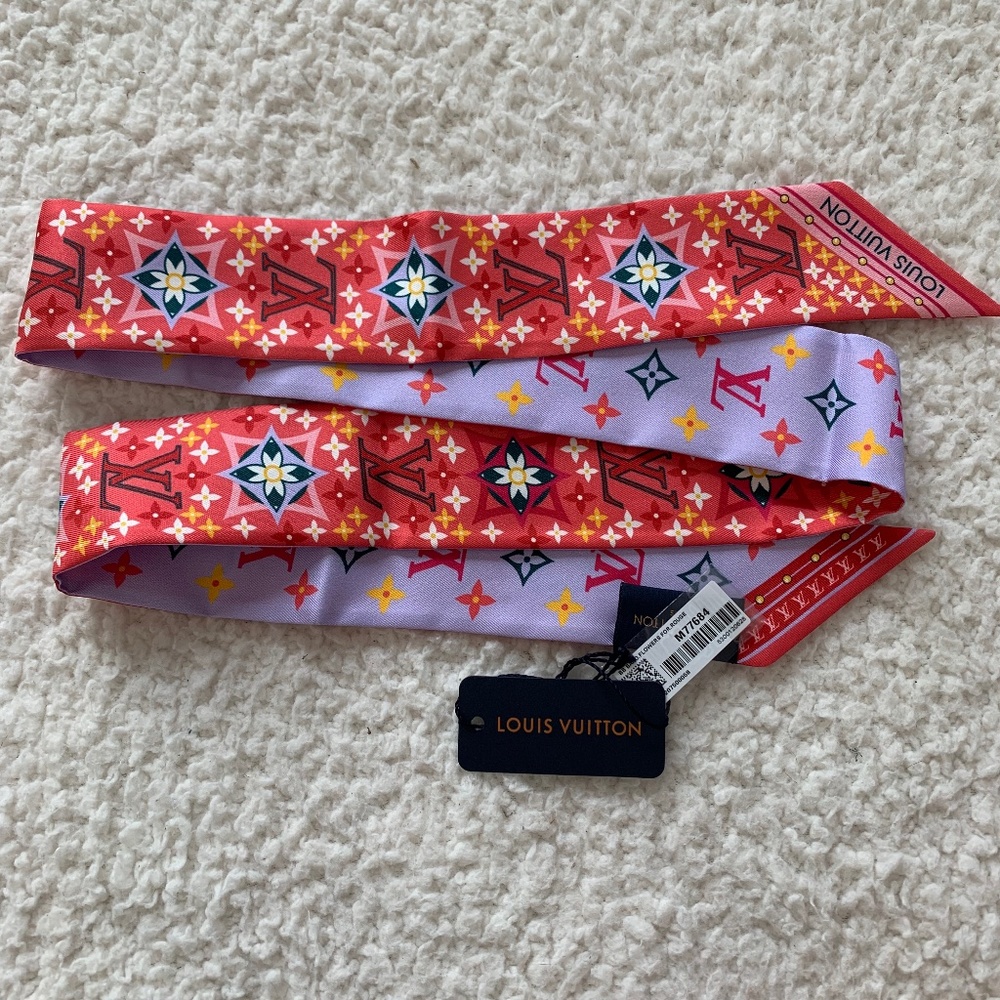 NEW LOUIS VUITTON FLOWERS FOREVER BANDEAU - M77684 - Picture 3 of 13